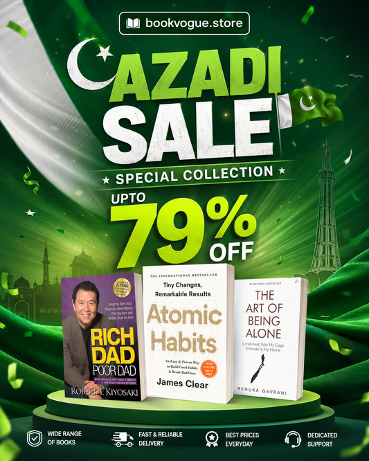 Rich Dad Poor Dad + Atomic Habits + The Art of Being Alone, Special Self-Help Book Set