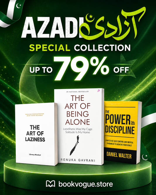 The Art of being alone,The Art of laziness,The Power of Discipline (Pack Of 3)