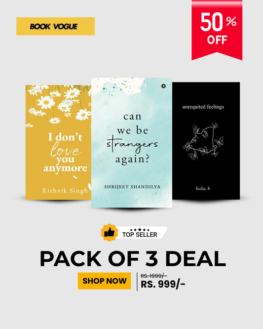 Heartbreak Poetry Collection – Pack of 3 | 50% OFF