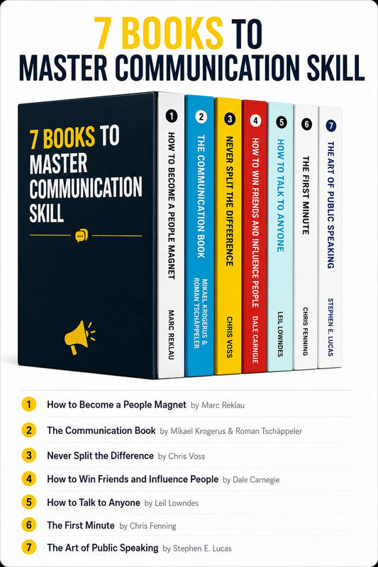 7 Books to Master Communication Skills